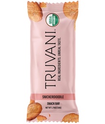 Truvani Plant Based Snack Bars 124; Snickerdoodle 1 Pack 12.4; 5g Protein 14; USDA Organik dan Vegan 124; Satu-satunya Bar 124; Dairy, Soy, dan Gluten Free 124; Dibungkus secara individual