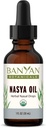 Banyan Botanicals Nasya Oil - Organic Herbal Nasal Drops for Clear - Ayurvedic Nasal Cleaner and Nose Moisturizer * - One Fluid Ounce - Certifikasi Organik, Non GMO, Chemical Free