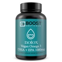 Vegan Omega 3 Algae DHA 410mg 124; No Fishy Aftertaste 124; Heart Brain 124; Schizochytrium SP DHA EPA 60ct