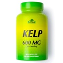 ALFA VTAMINS Kelp Suplemen, 600mg Natural Seaweed Kelp (Asterofil Nodosum), Rich in Iodin & Fucoidan, Supports Thyroid & Metabolic Fungsi, Daily Vitamin for Wellness, Non GMO, 90 tablet
