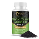 KING TUT 'S SECRET Black Seed Kapsul - 500 mg 100 Softgels - Nigella Sativa Extract, Suplemen Cumin Hitam untuk Rambut, Antiokidant Dukungan, Sistem Immune Black Seed Cumin Cusles