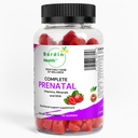 Lengkap Prenatal Vitamin, Asam Folic, Besi, Choline for Neural Taut Dukungan, Omega-3 DHA untuk Pengembangan Otak Fetal, Calcium-Helper D3 & K2, Gummi Vegan Non-GMO