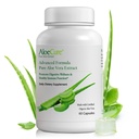 AloCure Organic Aloe Vera Capsules, 1600000mg Inner Aloe Equivalen per Serving, Dut, Digeathon, & Imune Health, Membantu Mempertahankan Acidity Balanced, Aloin Free, 60 Capsules