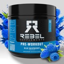 Suplemen pemberontak # Blue Razz Loaded Pre Alanine, Extreme Pumps, Laser Focus, Insane Energy 124; 7000mg L- Citrulline, 4000mg Beta Alanine, 1500mg Nitroiginine ®, 350mg Caffeine 14450 Servings