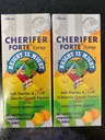 CHERIFER Forte Syrup w / Taurine & Double Chlorella Growth Factor + Zinc 120ml (Paket 2 Botol)