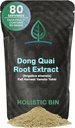 Holistic Bin Dong Quai Root Powder Extract - Wild Harowy Angelica Sinensis - Perempuan Ginseng Herb untuk Kesehatan & Tea - Diekstrak untuk Enhanced Absorpsi - Tumbuh di Jepang - 80 Grams