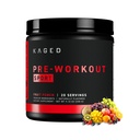 Kaged Sport Pre Workout Powder for Men & Women, Fruit Punch, Sport Ceracfied, 188mg Caffeine, Nitric Oxide Suplement, Beta Alanine for Energy, Weightlift, Cardio Endurance & Power, 20 Pegawai