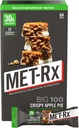 MET- Rx Besar 100 Colossal Protein Bars, Crispy Apple Pie Pengganti Bar, 4 Hitung