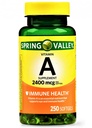 Spring Valley - Vitamin A SUPLEMENT 2400MCG 250 Softgels