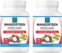 Bekukan Mangosteen Pericarp Capsules 2PK, 1,5 Grams per Serving, 90 Vevgie Capsules per Botol, Xanthone Rich