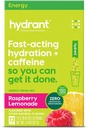 Hydrant - Energi Bubuk Elektrolite, Raspberry Lemonade Flavor, 12 Caffeine & L-Theanine Energy Rehydration Stick Packs - Miow Sugar Energizing Pounder untuk Daily Use