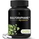 HUMANX Sulforaphane + 602mg - USA Pameran Partai Ketiga - Sulforaphane dengan Ekstrak Benih Brokoli & Moringa - Mendukung Produksi Antioksidant, Detoksifikasi, Kesehatan & Sel - Tambahan Brokoli