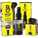 Klub Beard Premium Derma Roller & Biotin Growth Vitamin Spray