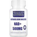Lipomal NAD + Suplemen 800mg dengan TMG 300mg, Max Absorpsi Actual NAD + Supplement Bukan sebuah Prekursi untuk Energi Sel, Penuaan Sehat dan Pemulihan Otot 60 Kapsul