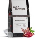SENTA Man Mater Beard Gummies for Men Alag4; 30 Days Pack 124; Thicken Beard Beard, Stimulates Beard Follicles & Improve Beard Density Atsity 124; Biotin, D-aspartic Acid & Creartine 124--Free, 100% Vegan