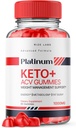 Rize lab Platinum Keto AVC Gummies for Advanced Weight Loss, Supplement for Maximum Strength Gomitas (60 Gummies)