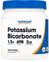 Nutricost Potasium Bikarbonat Powder 2 LB - Gluten Free, Non- GMO