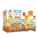 Liver Tiga Suplemen untuk Anak Pendukung Otak Smoothie, Omega 3 Liquid Chidrens DHA Fish Oil, Anak Fokus dan Perhatian, Dukungan Emosional, 20 Pouches, Paket 1