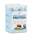 Multi Collagen Protein Powder Pawder - Types I, II, III, V & X - Hydrolyzed Grass Fed Bovine, Wild Caught Fish, & Free- Range Chicken & Eggshell Collagen. Non- GMO, Halal, (10g Masing-masing, 20 Paket)