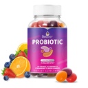 BeLive Probiotic Gummies - Provinsi dengan 5 Milyar CFU untuk Kesehatan Digetical, Pria, Perempuan & Anak - untuk Dukungan Imune, Sugar Free & Vegan 124; 60 Ct - Blueberry, Strawberry & Orange