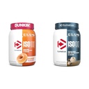 dymatize ISO100 Hydrolyzed Protein Powder, 100% Whey Isolate, Dunkin 'Glazed Donut Flavor, 20 Servids & ISO100 Hydrolyzed Protein Powder, 100% Whey Isolate Protein, 25g Protein, 5.5g BCAAs