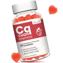Absorpsi Tinggi CoQ10 Gummies 250 mg, plus Omega-3, Vitamin B3 untuk Energi Cellular, Otak & Antioksidant, 5X Lebih baik Absorpsi Koenzim Q10 Tambahan, Raspberry Flavored - 60 Cts