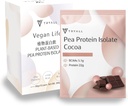 TRYALL Plant Based Pea Protein Powder Isolate (22g Protein) Travel Sachets (Cocoa Milk, 10 Paks)