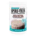 Natures Plus Just Natural SPIRU-TEIN Shake - Cokelat Tanpa Manisan - 0.82 Ibn Protein Powder- Pengganti Meal - Energi Alam - Mendukung Diabetic Lifeystyle - Vegetarian, 16 Hamba