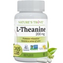 Nature 's Trove L- Theanine 200mg Super Value Size - 365 Vegetarian Capsules