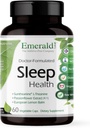 Emerald Labs Sleep Health - Sleep Supplement with Suntheanine L-Theanine, Melonatin, European Lemon & Passionflower - Gluten Free, Vegan - 60 Vegetable Capsules (Sampai 30- Day Supply)