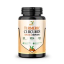 Turmeric Curcumin dengan Ginger, BioPerine Black Pepper, 95% Curcuminoid, Natural Joury & Healthly Inflammatory Dupport, Antioksidant Tumeric Supplemen, 60 Vevgie Capsules, dibuat di USA, oleh SMS