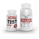 5% Nutrition 2-Stack 124; Liver & Organ Defender with NAC + Test Booster
