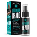 Wild Willies Premium Beard Oil & conditioner Natural, Organic Ingreations Progredible Beard Growth, Menghapus Itch & Dandruff - Perlakuan Lebih Lembut Menahan Moiffes - 2 Oz, Mint Sent Keren
