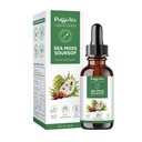 Soursop PUFFIAR (Graviola) & Sea Moss Liquid Drop untuk Dukungan Sel & Regeneration, Ammune Boost, Relax, Liver dan Sleep, Herbal Extract, Sugar / Gluten Free, Natural Flavor, 2 Fl Oz / 60ml