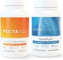 EcoNugenics Ultimate Cellular Health & Imune Duck: Hono4; HonoPure - Magnolia Bark Extract, 30 Capsules 126; PectaSol- C Modified Citrus Pectin, 90 Capsules Bundle