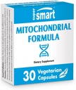 SuperSmart-Mitokondrial Formula (Formula Lanjutan) - dengan PQQ, R- Lipoic Acid, Acetyl- L- Carnitine - Mitokondrial Suplemen 124; Nor-GMO & Gluten Free - 30 Vegetarian Capsules