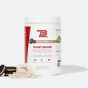 TB12 Plant Based Protein Powder oleh Tom Brady, 24g of Vegan Pea Protein, Low Sugar, Low Carb, Non-GMO, Keto Friendly, Paleo, Sugar Free, Cookies and Cream Flavor (30 Pelayan)