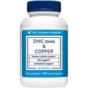 Zinc with Copper - Support Immune Health - 50 MG (100 Vegetarian Capsules)