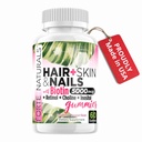Mie Biotin Berkembang Rambut untuk Perempuan, Rambut Skin & Nails Vitamin, 5000mcg Biotin, Dibuat di Amerika Serikat, Iodin untuk Nail Fungus, Choline Inosiol Suplemen, Biotina Gomitas para el Cabello