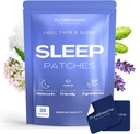 Premium Sleep Patch untuk Dewasa - 30 Pack 124; Ekstra Kekuatan Melatonin Patches Dengan L- Theanine & Ashwagandha - Sleeping Patch For Restful Nights, Skin- Friendly & Comfortable - Fast-Acting, Long- Lasting