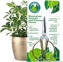 Premium Houseplant Guncers 124; 100% Stainless Steel, Ultra- Precise Garden Clippers for Propages & Trimming 124; Ruststant, Easy Clean Pruning Shears 124; Indoor & Outdoor 124; Comfortable & Amidextrous