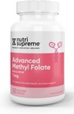 Metyl Tingkat Lanjut Nutri Terdekat, Aktif Sangat Absorzic Membandingkan, 1 Mg, Easy One Per Day Vegetarian Capsules, 90 Cacah