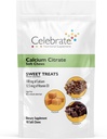 Merayakan Vitamin Baritric Calcium Citrate Soft Chews dengan Vitamin D3, 500mg, Sugar- Free & Gluten- Free Calcium Citrate untuk Pasien Bariatrik, Sweet Treats, 90 Count