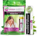 Migraine Relief and Headache Relief Balm Stick Roll On - 100% Organic Herbal Balm - Quick Relief from Headache, Migraine, Stuffy Nose Contraffic, Neck Tension - No Side Effects Vapor Gosok