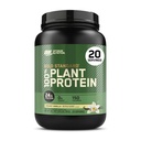 Optimum Nutrition Gold Standard 100% Plant Based Protein Powder, Gluten Free, Vegan Protein untuk Dukungan Otot dan Pemulihan dengan Amino Accids - Creamy Vanilla, 20 Pelayan (Packing May Vary)