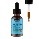 Animal Essentials Heally Gut - Herbal Prebiotic for Dogs & Cats, Gut Health Blend, Herbal Formula, Organic Human Grade Herbs, Veterinarian Rekomendaded, Liquid Tonic - 2 Fl Oz