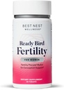 Best Nest Wellness Women 's Fertility - Daily Multivitamin for Pregnancy Duption - Support dengan Methylated Vitamin Aids Conception - Suplemen Nisation with Ashwagandha & Founding - 30 tablet