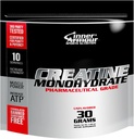 Micronized Creatine Monohydrate Powder - Increase Muscle Strength & Endurance - Fast Dissolving, Flavor-Free, Vegan Fitness Supplemen, Keto Friendly - 30 gr atau 10