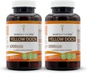 Rahasia Dock Kuning Suku 120 Capsules (2 pcs), 1000 mg, Dock Kuning (Rumex Crispus) Root kering (2x120 Capsules)