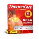 ThermaCare Heat Wraps for Neck & Shoulder Painef - Portable Adhesive Heating Pads with 16- Hour Therapeutic Heat - Drug- Free Muscle & Joint Sootthing Patch - Large - 11- Count